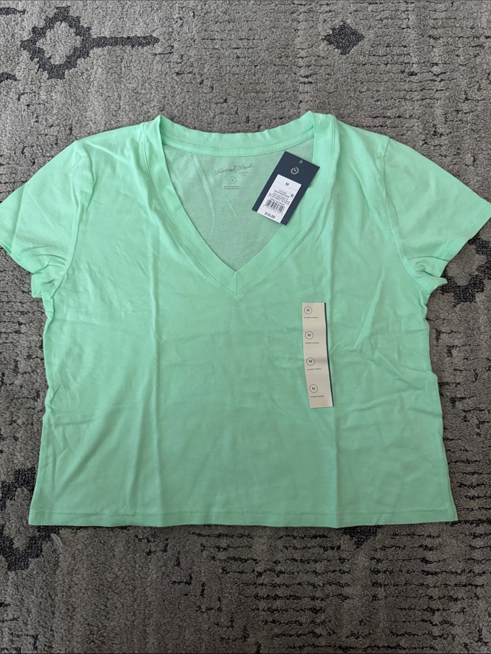 Universal Thread Mint Green V-Neck Crop Top